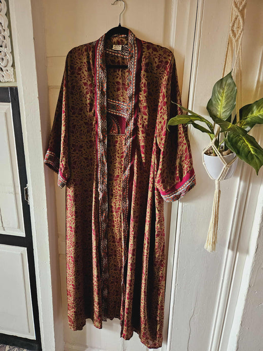 Repurposed Sari Kimono www.karmaripon.co.uk