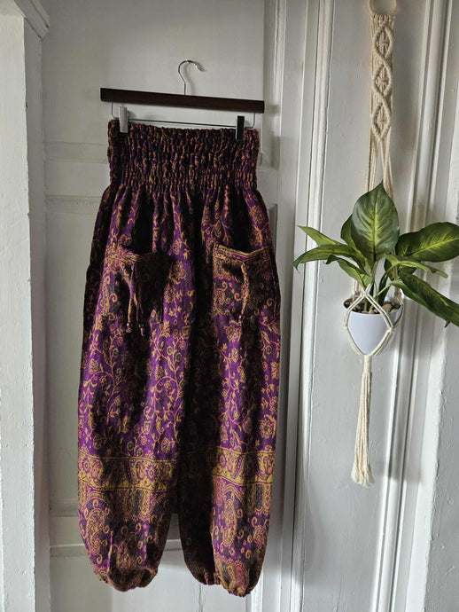 Boho Fleece trousers www.karmaripon.co.uk
