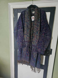 Tassel Shawl Coat www.karmaripon.co.uk