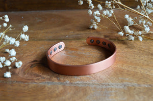 Magnetic Copper bracelets www.indiansummertrading.co.uk