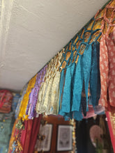 Load image into Gallery viewer, Repurposed Sari Lattice garland www.karmaripon.co.uk