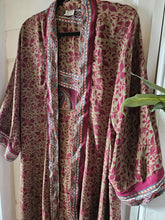 Load image into Gallery viewer, Repurposed Sari Kimono www.karmaripon.co.uk