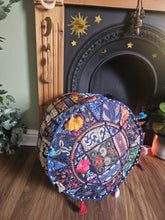 Load image into Gallery viewer, indian pouffe www.karmaripon.co.uk