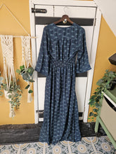 Load image into Gallery viewer, Dark Blue Indira Dress UK 10-12