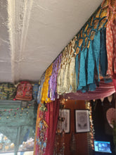Load image into Gallery viewer, Repurposed Sari Lattice garland www.karmaripon.co.uk