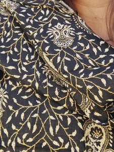 Black Pashmina Scarf  www.indiansummertrading.co.uk