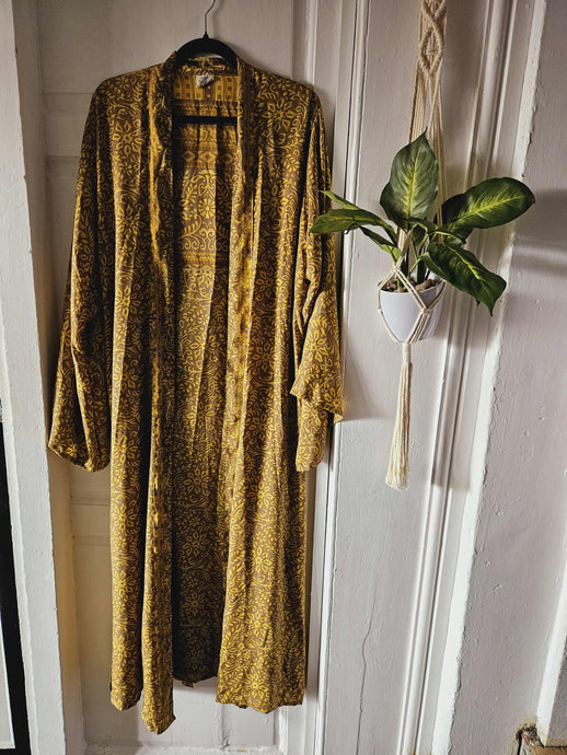 Repurposed Sari Kimono www.karmaripon.co.uk