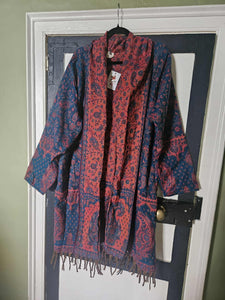 Tassel Shawl Coat www.karmaripon.co.uk