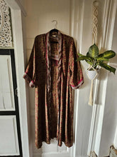 Load image into Gallery viewer, Repurposed Sari Kimono www.karmaripon.co.uk