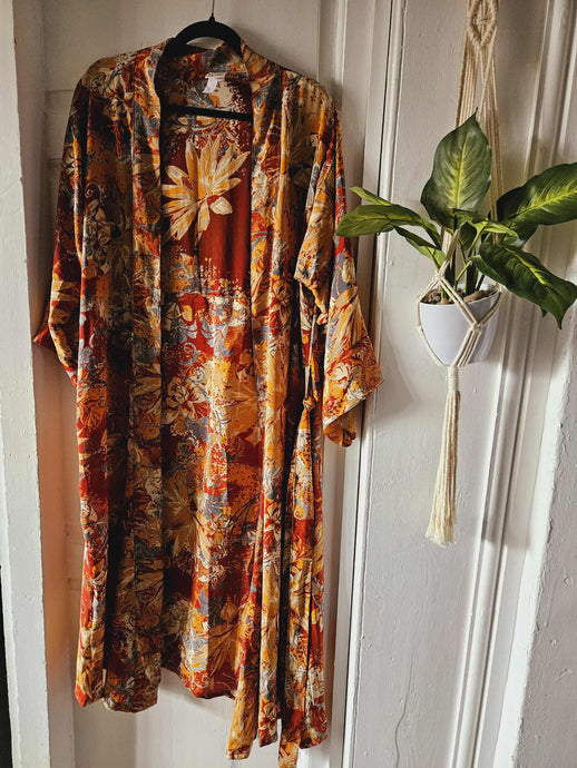 Repurposed Sari Kimono www.karmaripon.co.uk