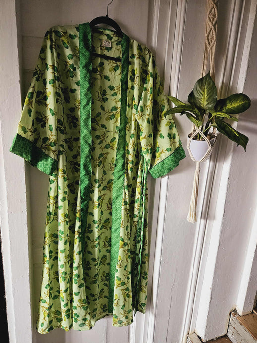 Repurposed Sari Kimono www.karmaripon.co.uk