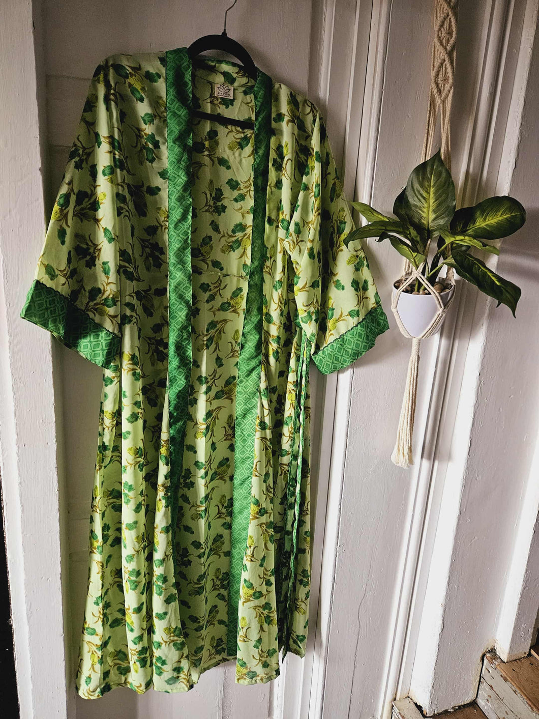 Repurposed Sari Kimono www.karmaripon.co.uk