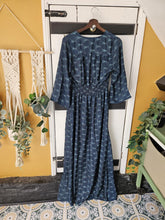 Load image into Gallery viewer, Dark Blue Indira Dress UK 10-12