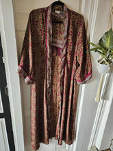 Load image into Gallery viewer, Repurposed Sari Kimono www.karmaripon.co.uk