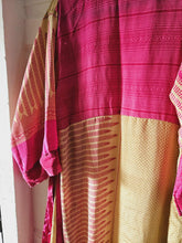 Load image into Gallery viewer, Repurposed Sari Kimono www.karmaripon.co.uk