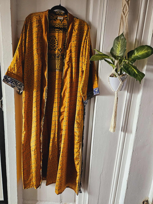 Repurposed Sari Kimono www.karmaripon.co.uk