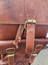 Load image into Gallery viewer, Small Leather Backpack www.indiansummertrading.co.uk