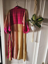 Load image into Gallery viewer, Repurposed Sari Kimono www.karmaripon.co.uk