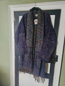 Tassel Shawl Coat www.karmaripon.co.uk