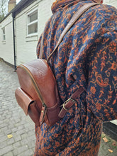 Load image into Gallery viewer, Small Leather Backpack www.indiansummertrading.co.uk