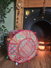 Load image into Gallery viewer, indian pouffe www.karmaripon.co.uk